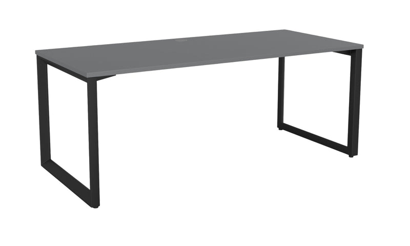 Anvil Desk 1800 x 800 / Silver / Black