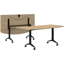 Boost Flip Table D Shape Classic Oak / Black