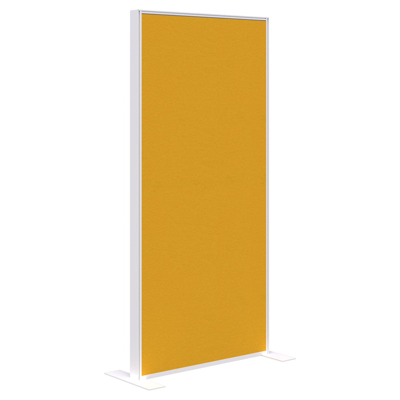 Connect Freestanding Acoustic Wall 900 / White / Yellow