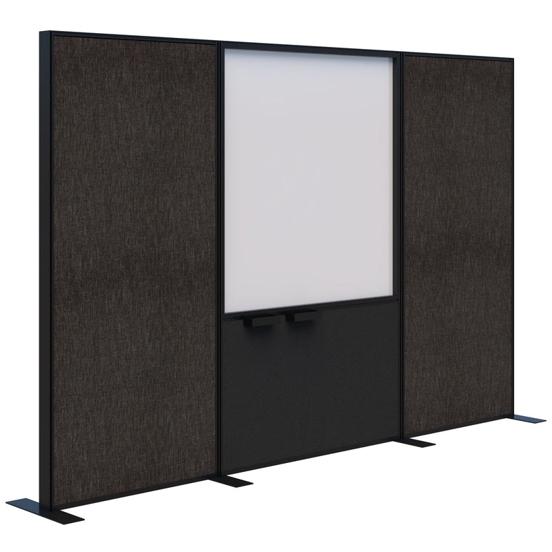 Connect Freestanding Fabric/Whiteboard/Fabric 3000 / Black / Keylargo Anthracite