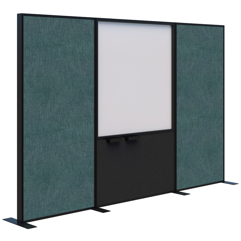 Connect Freestanding Fabric/Whiteboard/Fabric 3000 / Black / Keylargo Atlantic