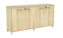 Cubit Credenza Atlantic Oak / White / White