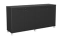 Cubit Credenza Black / Black / White