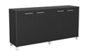 Cubit Credenza Black / White / White