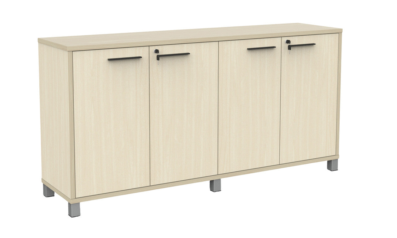 Cubit Credenza Nordic Maple / Black / Silver