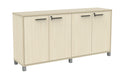 Cubit Credenza Nordic Maple / Black / Silver