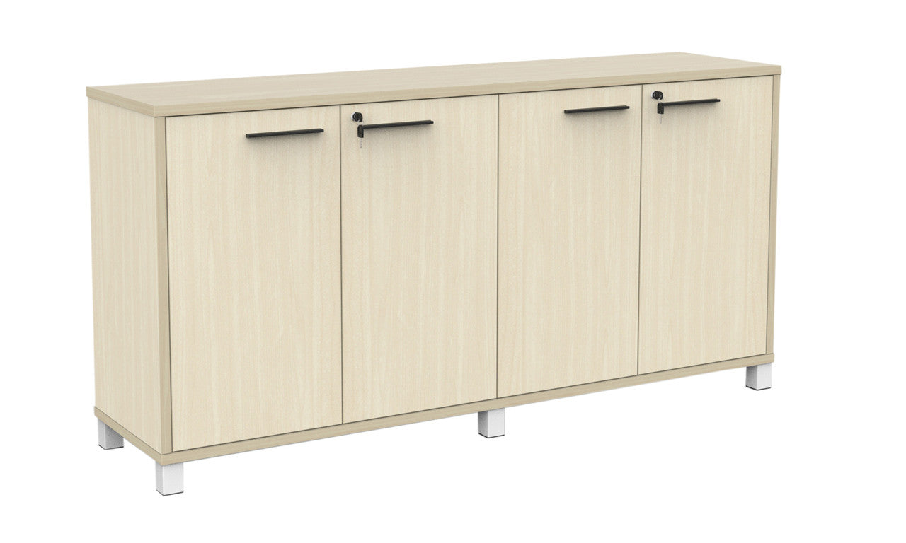 Cubit Credenza Nordic Maple / Black / White