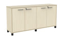 Cubit Credenza Nordic Maple / Silver / Black