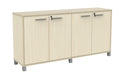 Cubit Credenza Nordic Maple / Silver / Silver