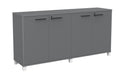 Cubit Credenza Silver / Black / White