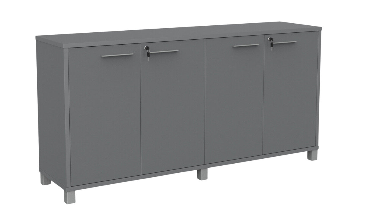 Cubit Credenza Silver / Silver / Silver
