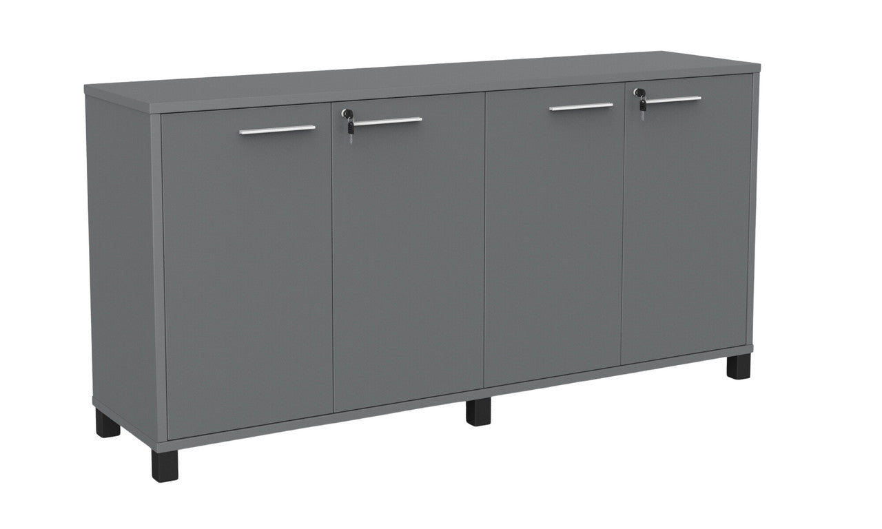 Cubit Credenza Silver / White / Black