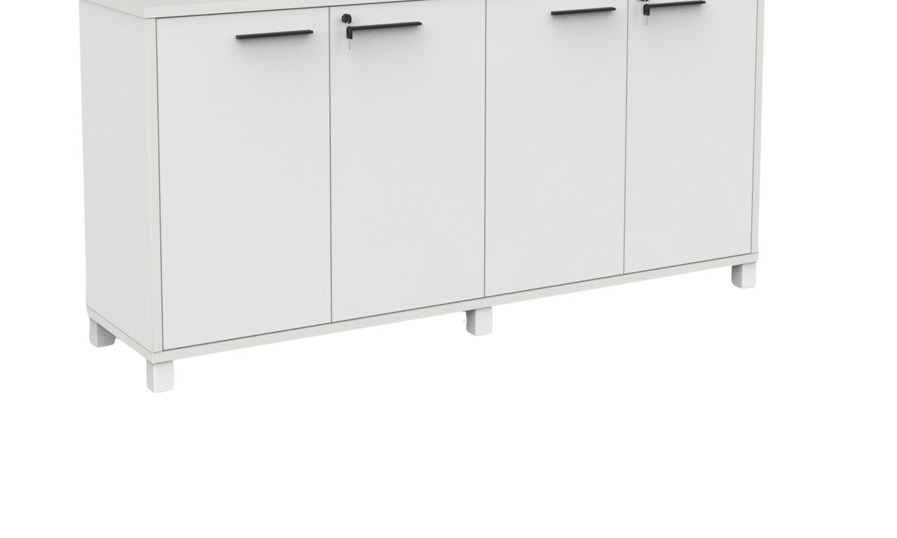 Cubit Credenza White / Black / White