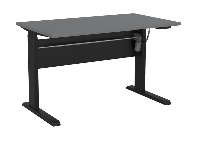 Cubit Electric Standing Desk 1200 x 700 / Silver / Black