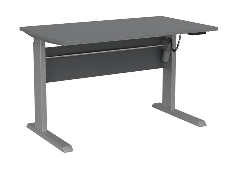 Cubit Electric Standing Desk 1200 x 700 / Silver / Silver