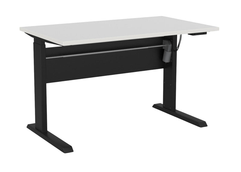 Cubit Electric Standing Desk 1200 x 700 / White / Black
