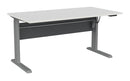 Cubit Electric Standing Desk 1500 x 800 / White / Silver