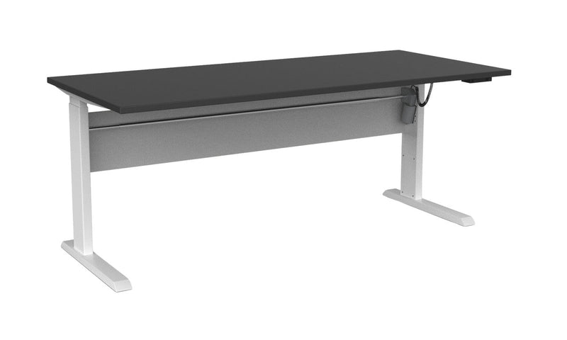 Cubit Electric Standing Desk 1800 x 800 / Black / White