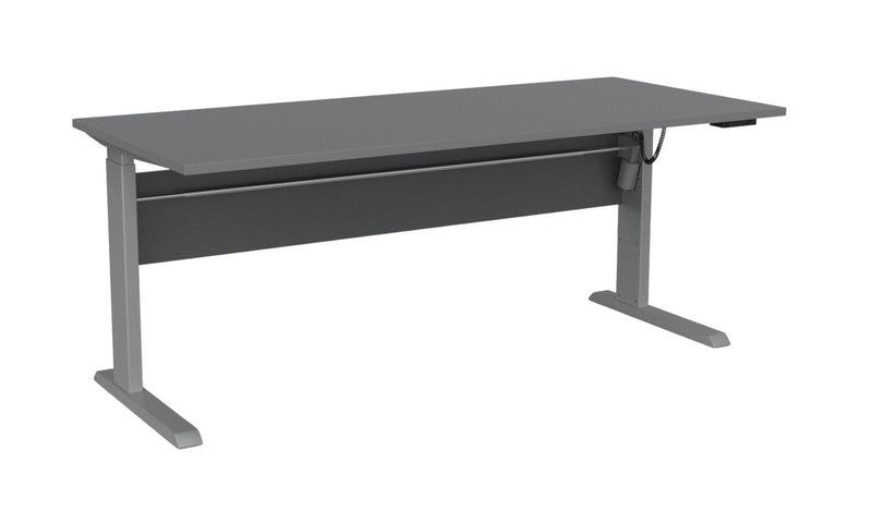 Cubit Electric Standing Desk 1800 x 800 / Silver / Silver