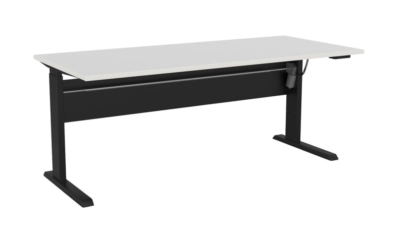 Cubit Electric Standing Desk 1800 x 800 / White / Black