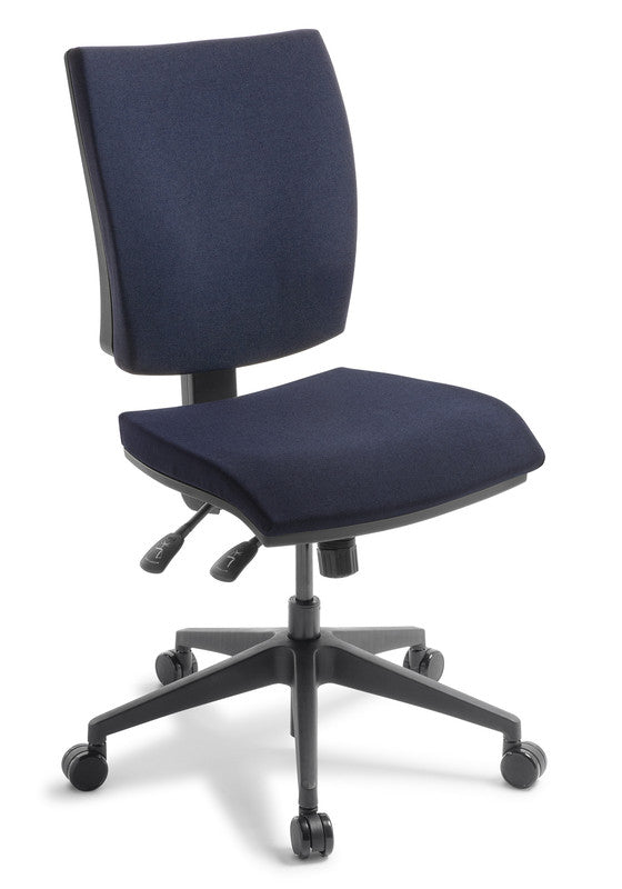 Edge 3 Mid Back Boardroom Chair Navy / Without Arms