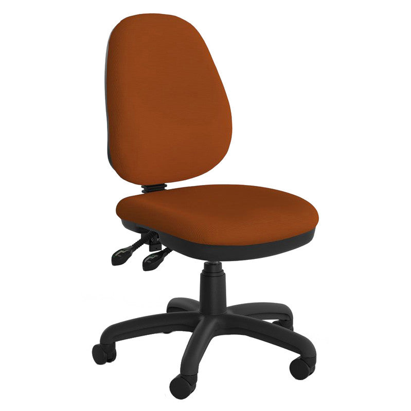 Holly Task Chair High Back Burnt Orange / 2 Lever