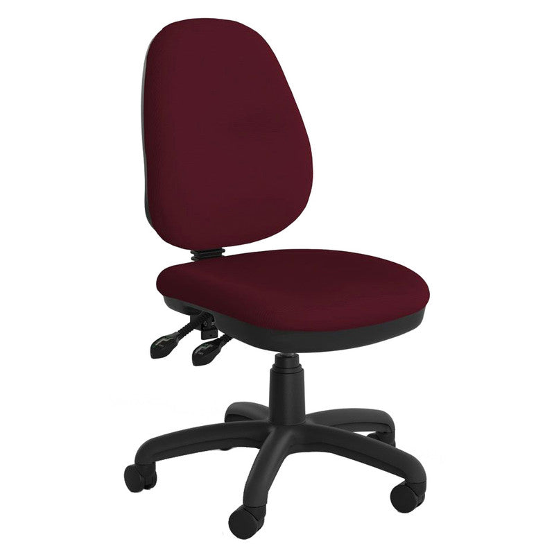 Holly Task Chair High Back Ruby Red / 2 Lever