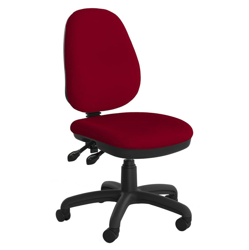 Holly Task Chair High Back Tomato Red / 2 Lever