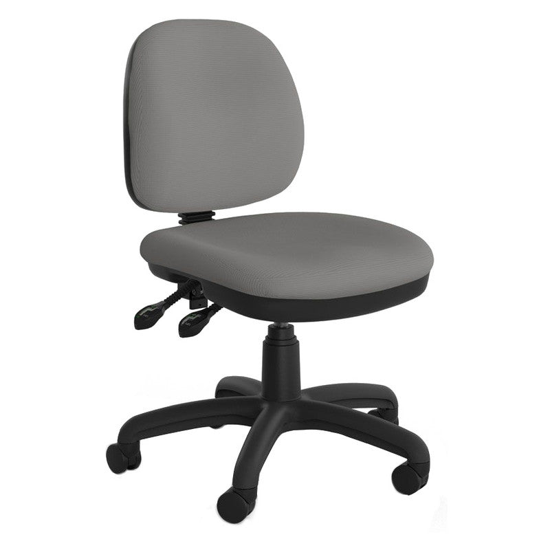 Holly Task Chair Mid Back Alloy Grey / 2 Lever