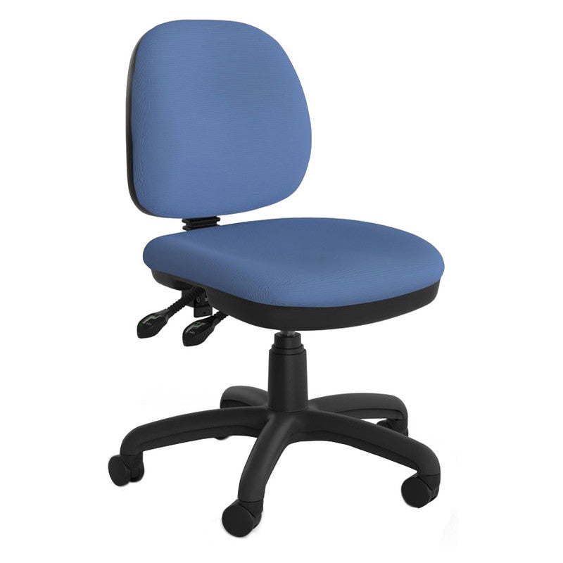 Holly Task Chair Mid Back Baby Blue / 2 Lever