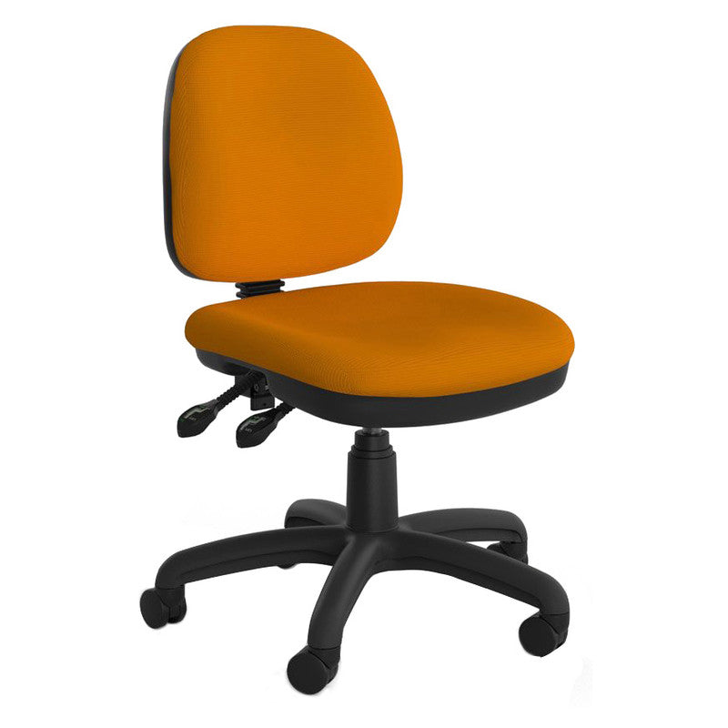Holly Task Chair Mid Back Bright Orange / 2 Lever
