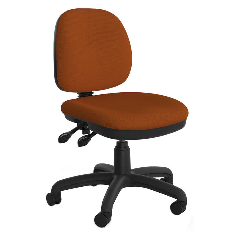 Holly Task Chair Mid Back Burnt Orange / 2 Lever