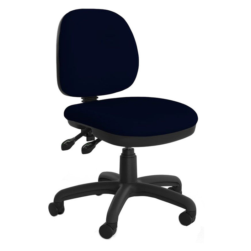 Holly Task Chair Mid Back Navy / 3 Lever