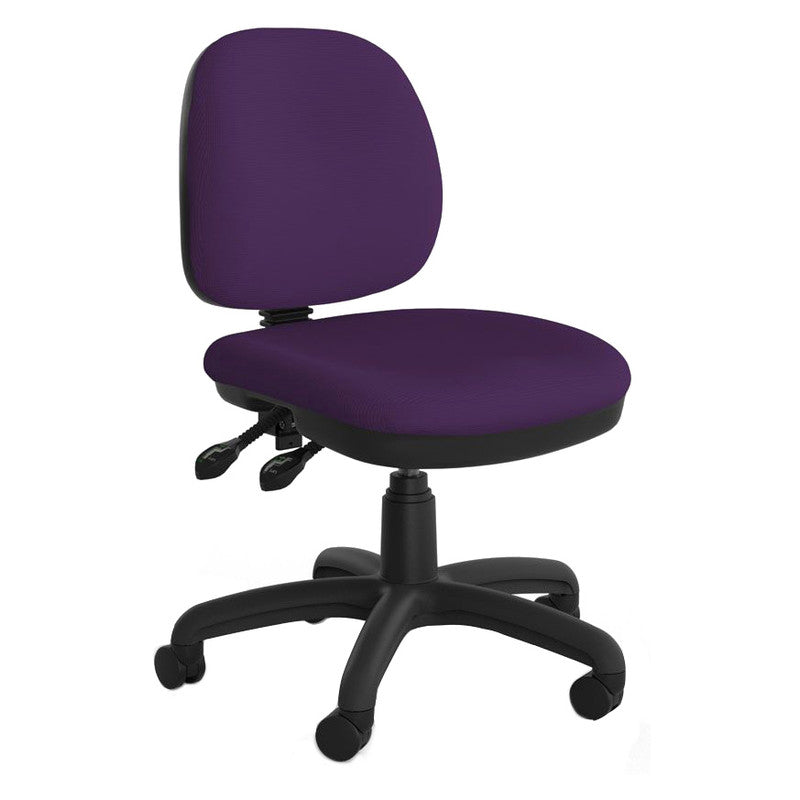 Holly Task Chair Mid Back Plum / 2 Lever