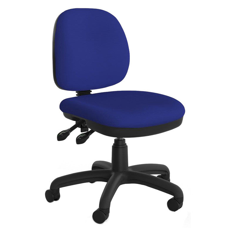 Holly Task Chair Mid Back Royal Blue / 2 Lever