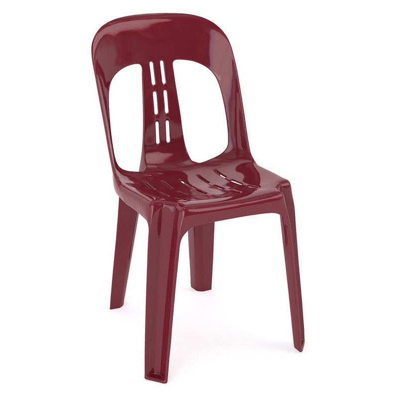 Inde Chair Burgundy Red