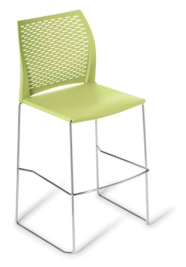 Net Bar Stool Avocado