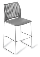 Net Bar Stool Grey