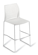 Net Bar Stool White
