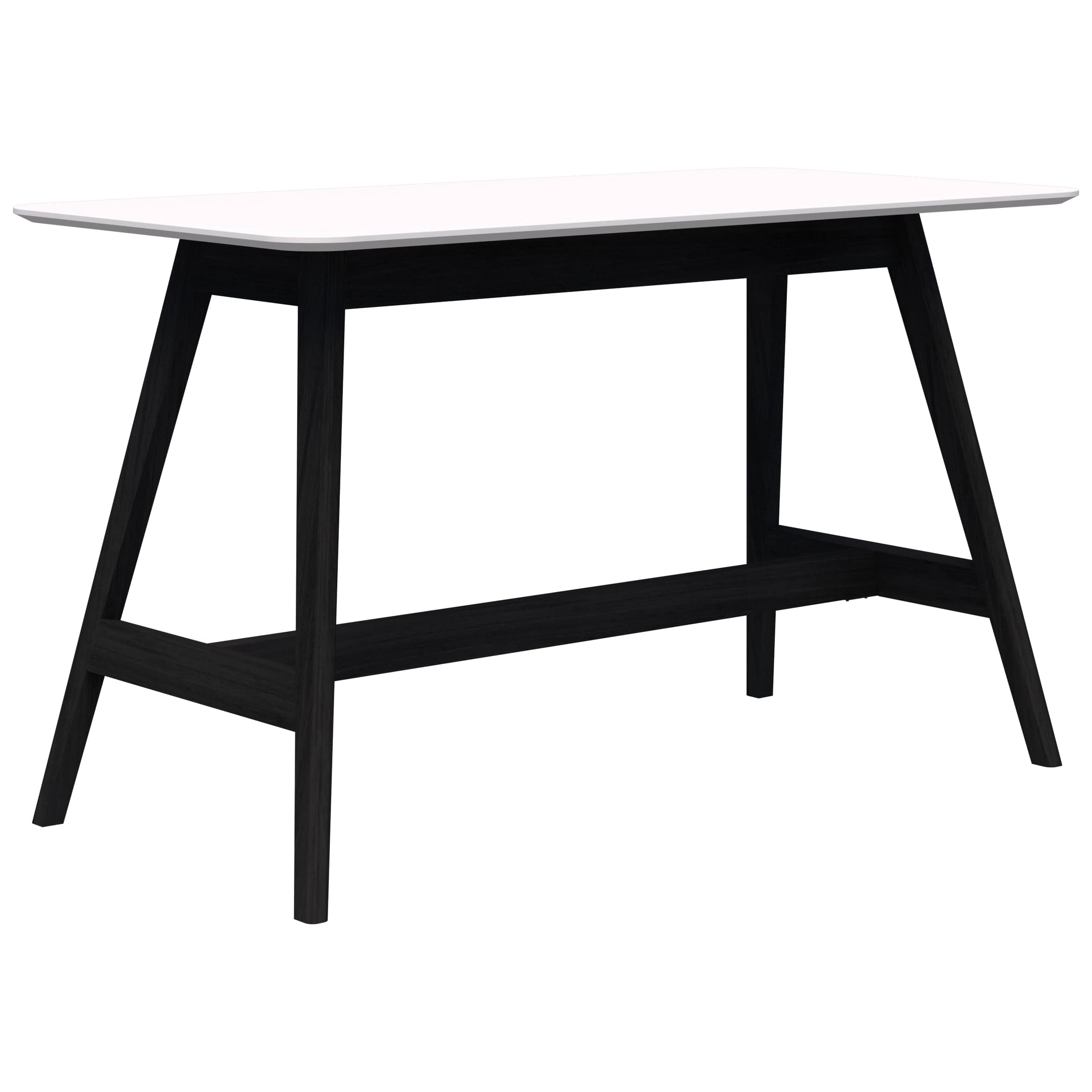 Oslo Bar Leaner 1800 x 900 / Snow Velvet / Black Stained Tasmanian Ash