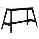 Oslo Bar Leaner 1800 x 900 / Snow Velvet / Black Stained Tasmanian Ash