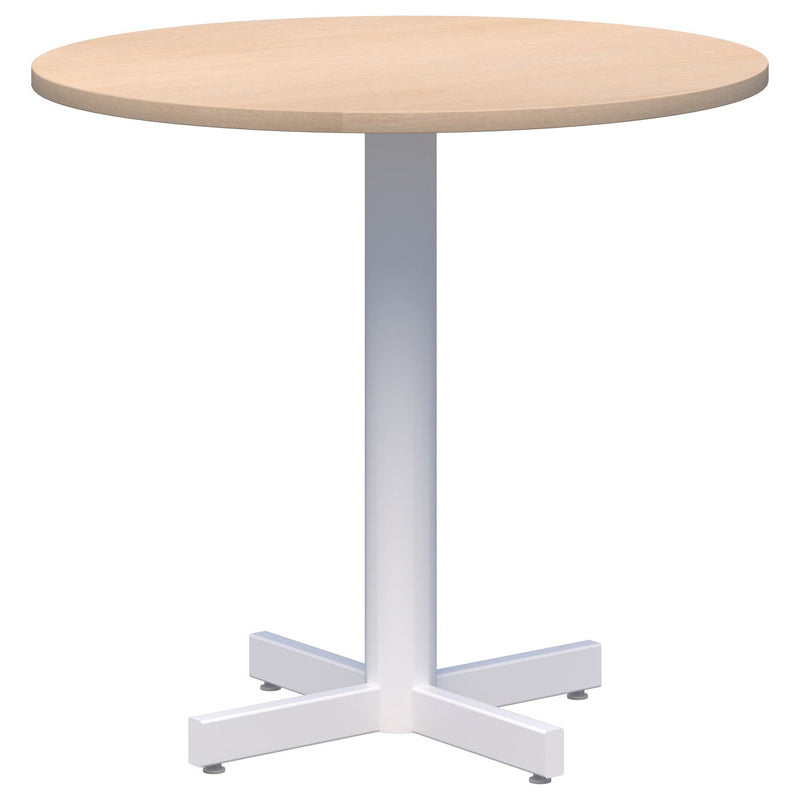Star Small Table 600D / Refined Oak / White