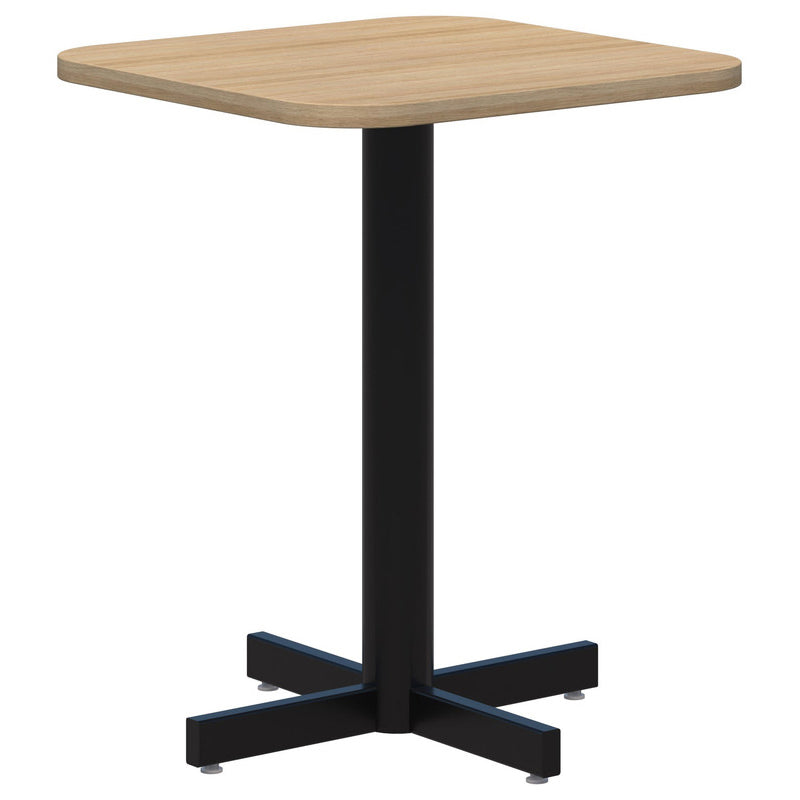 Star Small Table 600x600 / Classic Oak / Black
