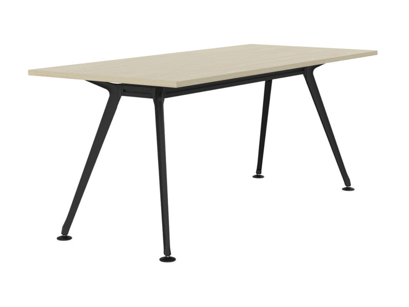 Team Boardroom Table 1800 x 800 / Nordic Maple / Black