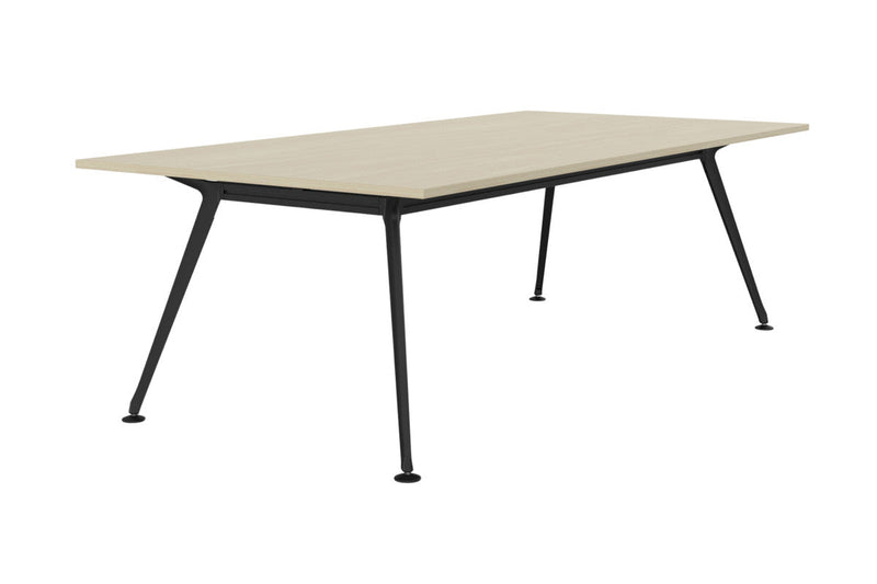 Team Boardroom Table 2400 x 1200 / Nordic Maple / Black