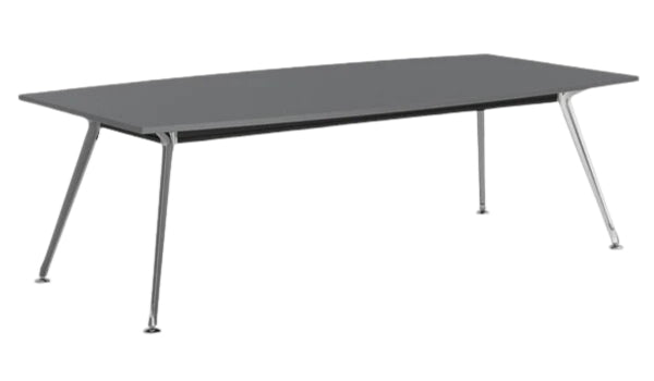 Team Boardroom Table 2400 x 1200 / Silver / Polished Alloy