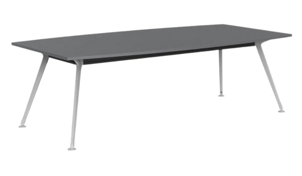 Team Boardroom Table 2400 x 1200 / Silver / White