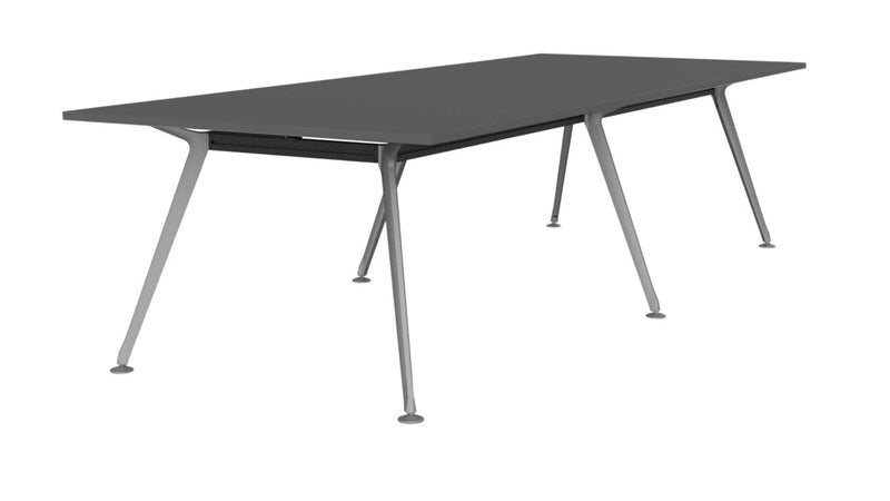 Team Boardroom Table 3000 x 1200 / Silver / Silver