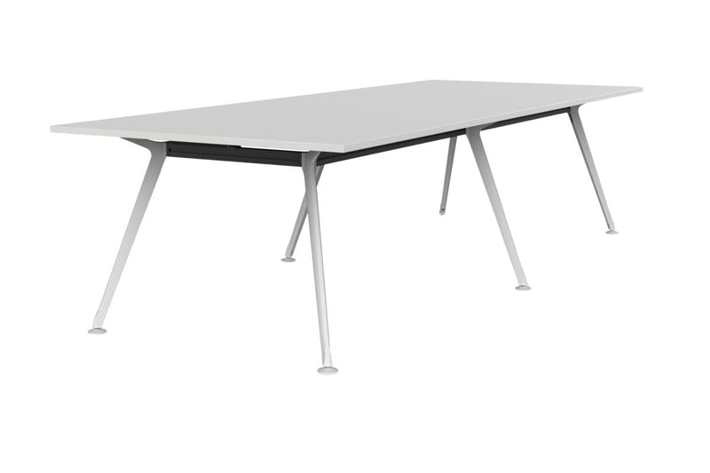 Team Boardroom Table 3000 x 1200 / White / White