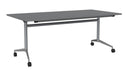 Team Flip Table Rectangle 1800 x 900 / Silver / Silver
